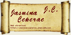 Jasmina Čeperac vizit kartica